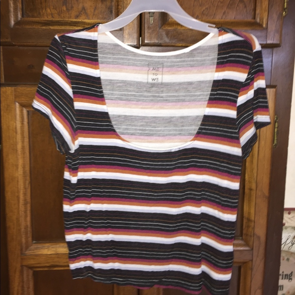 Striped crop top